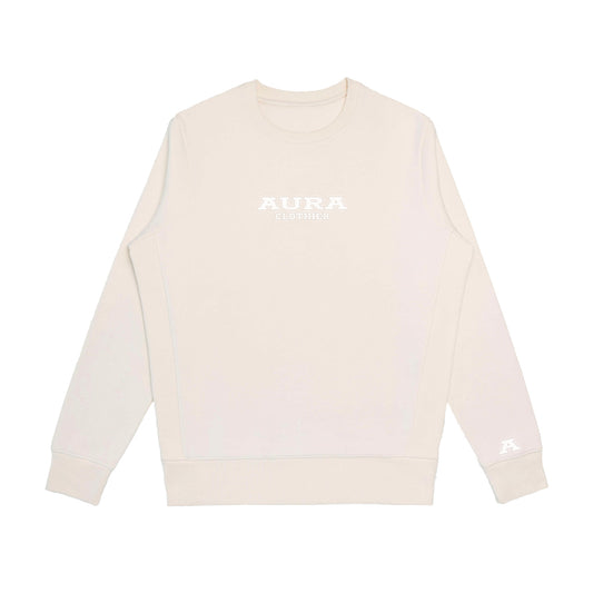 3M Cream AURA Crewneck Sweatsuit